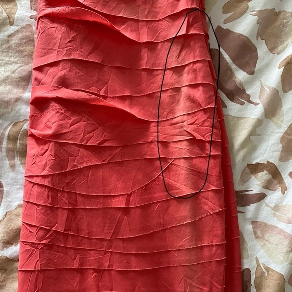 NWT J. Crew coral cutwave strapless  dress size 4 - Picture 6 of 6